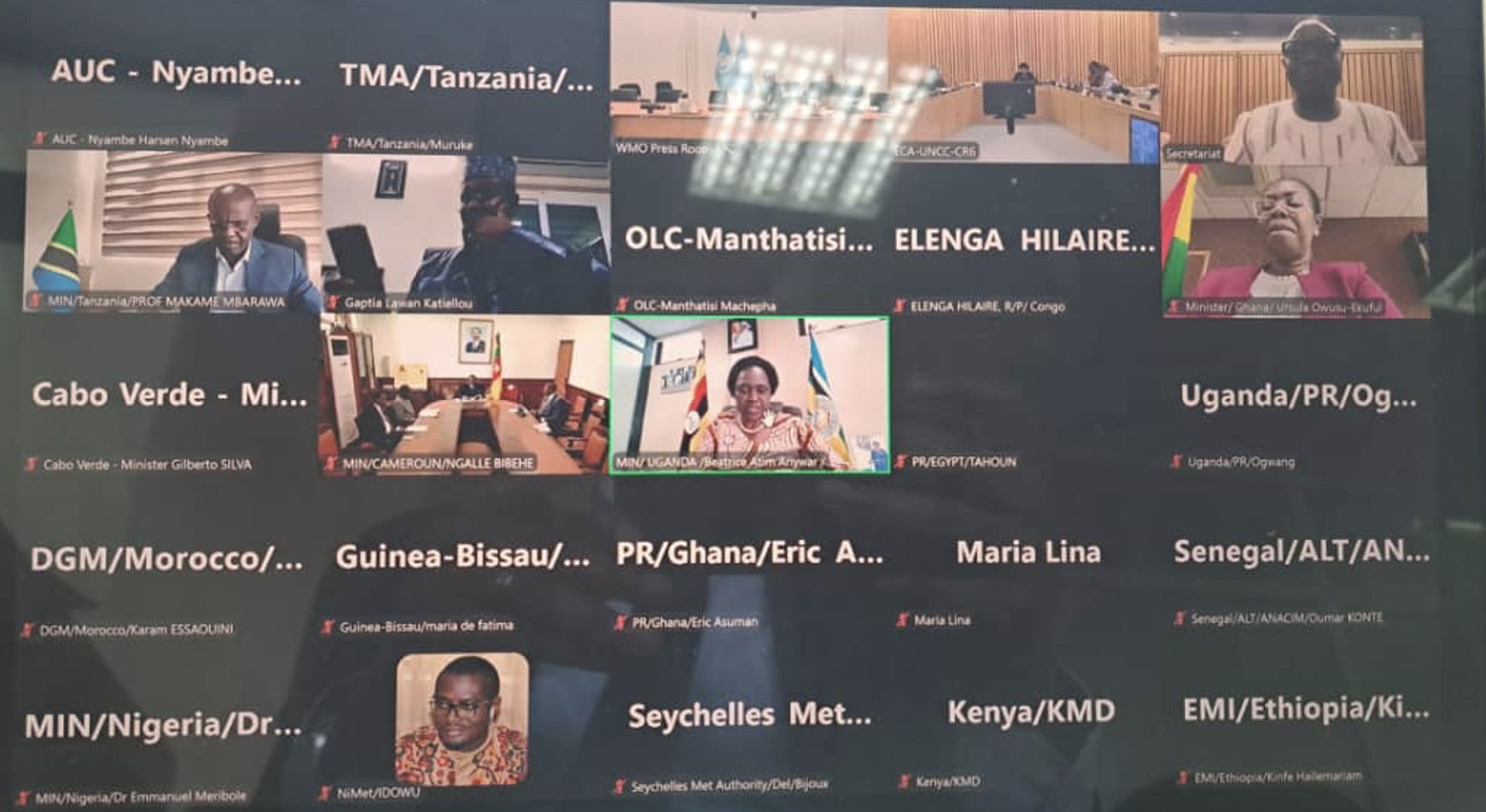 WAZIRI WA UCHUKUZI ASHIRIKI MKUTANO WA SITA WA MAWAZIRI WENYE DHAMANA YA MASUALA YA HALI YA HEWA BARANI AFRIKAAMCOMET
